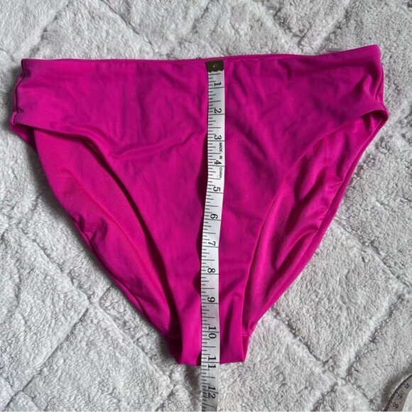 Victoria's Secret | Pink High Waisted Full Coverage Bikini Bottoms | Size Medium - Picture 9 of 9
